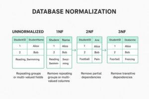 Database Normalization – Normal Forms 1NF 2NF 3NF
